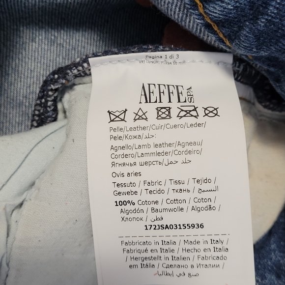 NWT Jeremy Scott Patchwork Jeans Size 6 Made in Italy - Picture 5 of 12